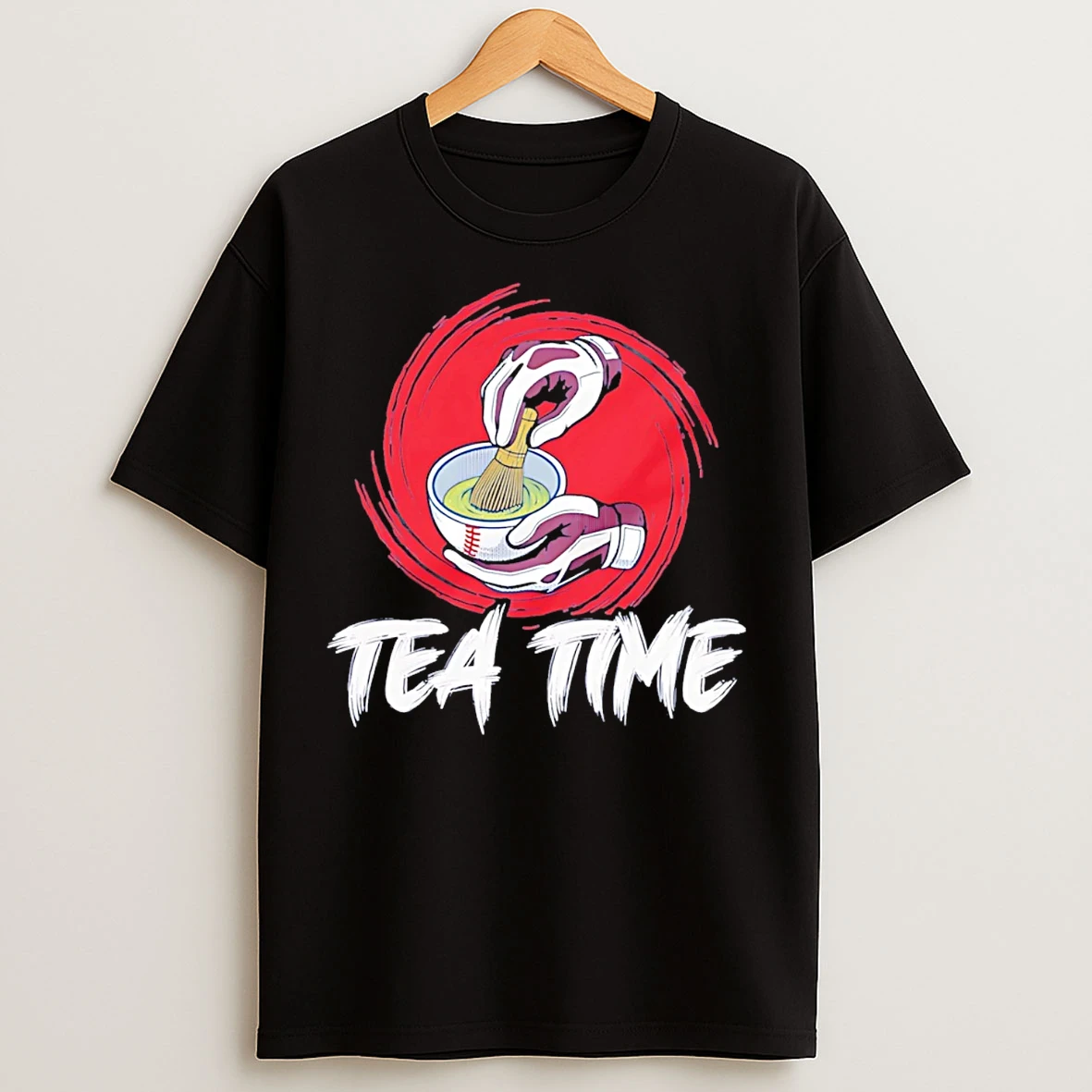 Classic Tea Time Baseball T Shirts