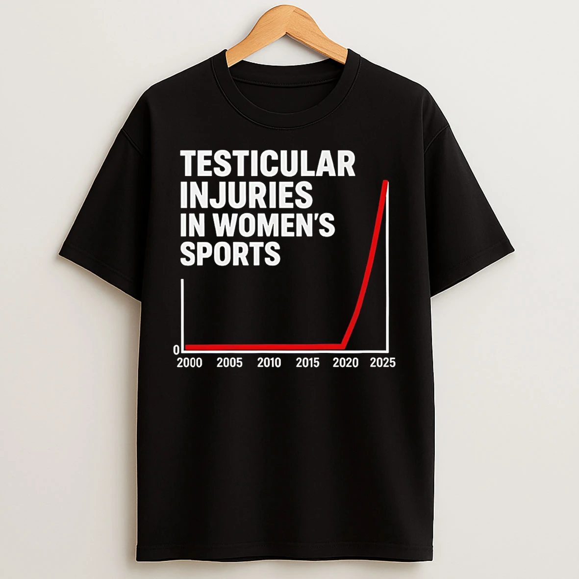 Classic Testicular Injuries In Womens Sports Satirical T Shirts