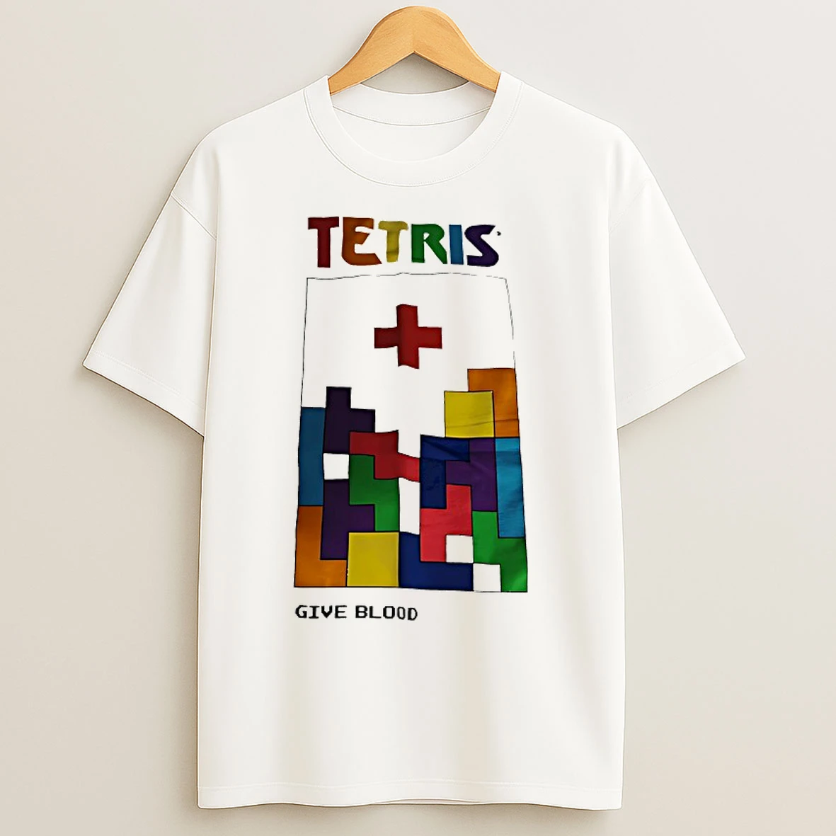 Classic Tetris Give Blood T Shirts