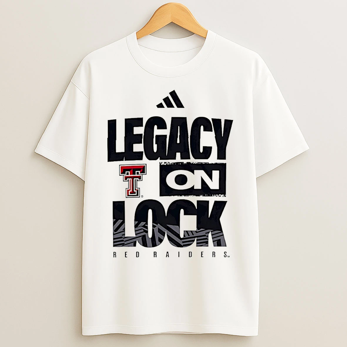 Classic Texas Tech Red Raiders Legacy On Lock Logo T Shirts