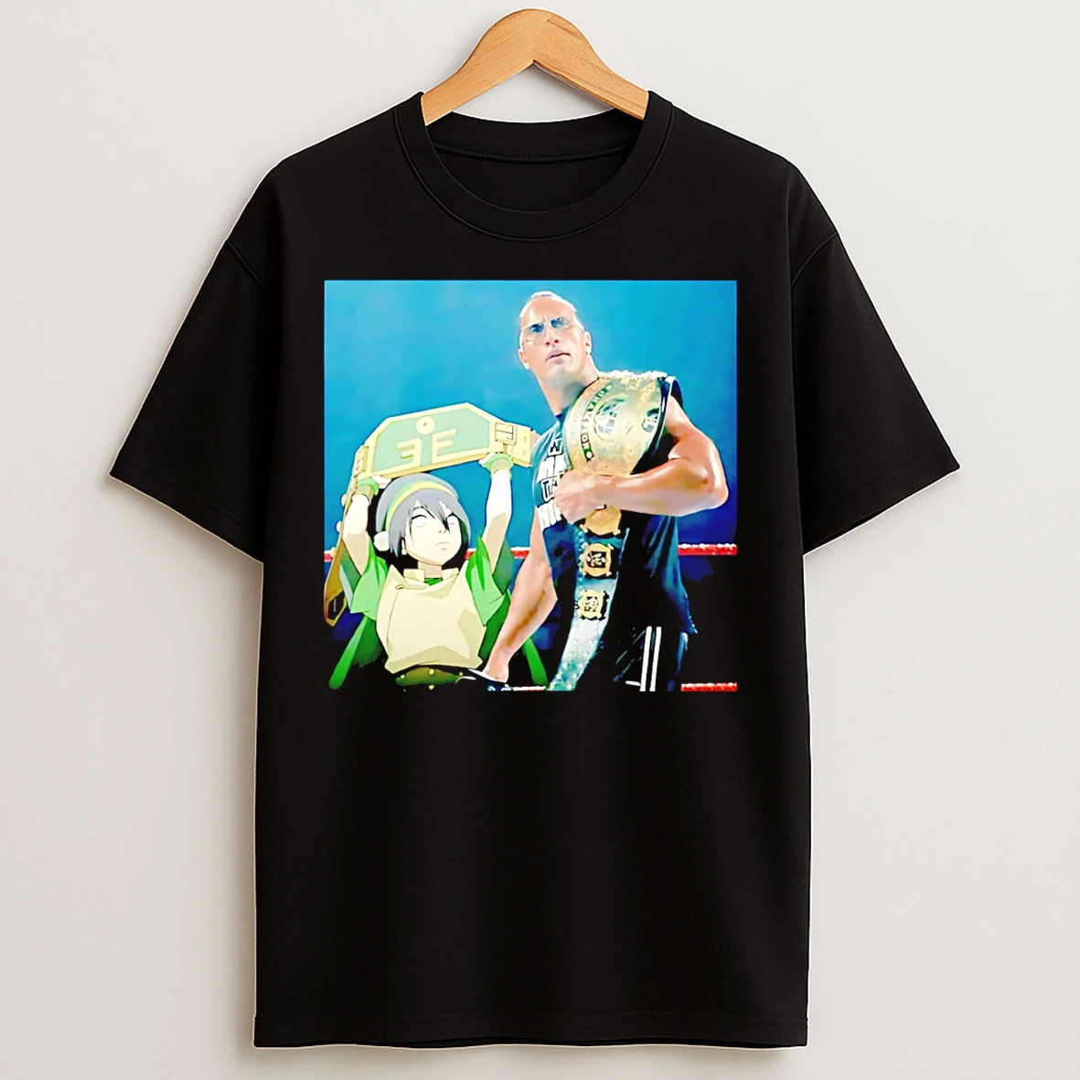 Classic The Boulder The Last Airbender And Dwayne The Rock Johnson T Shirts