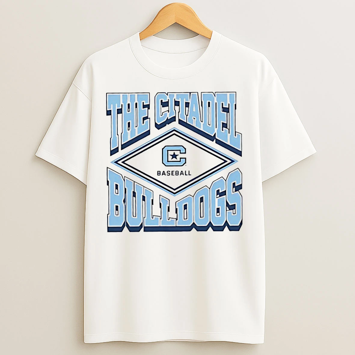 Classic The Citadel Bulldogs Baseball T Shirts