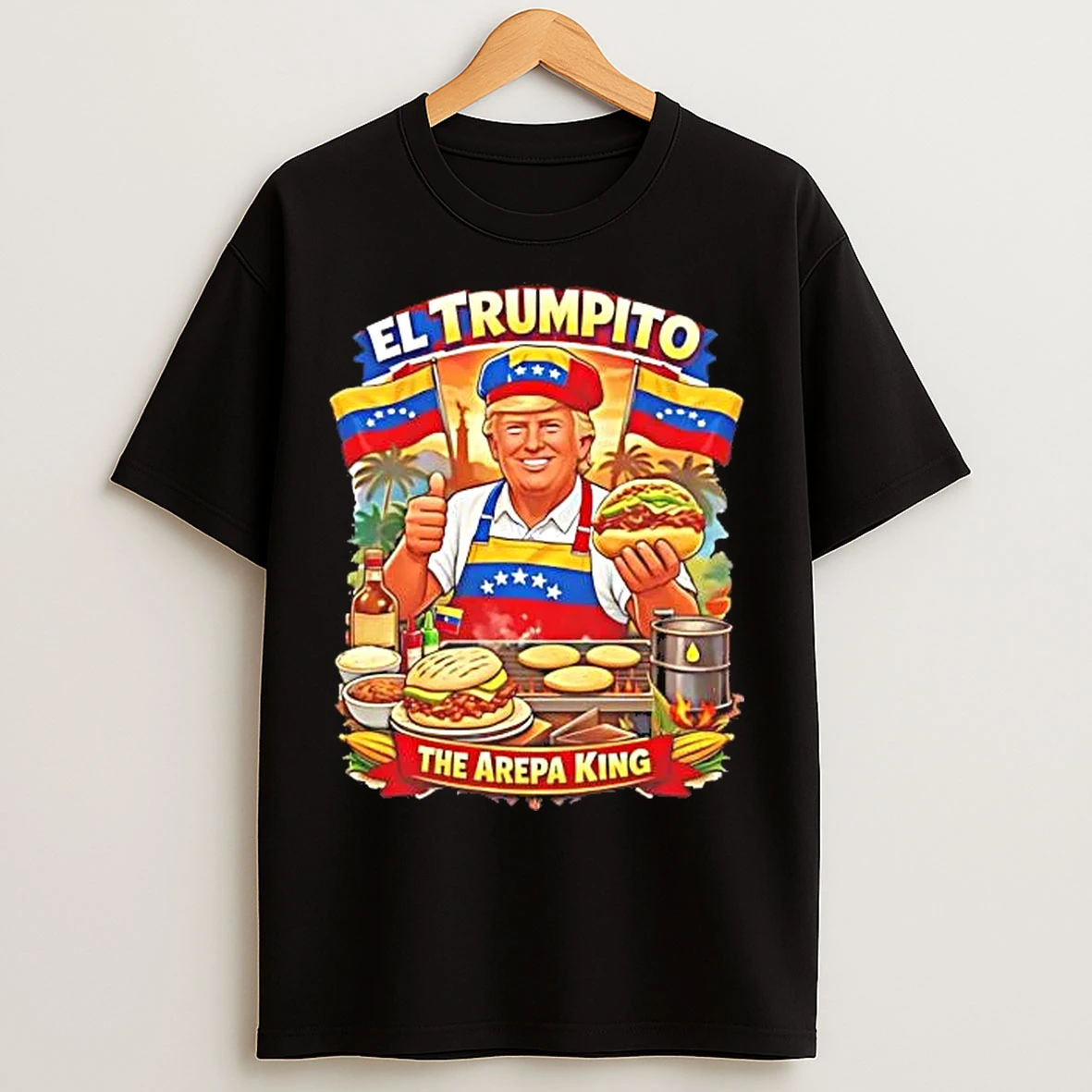 Classic Trump El Trumpito The Arepa King T Shirts