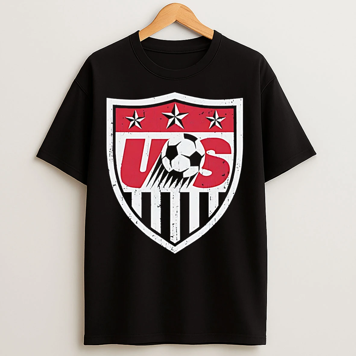 Classic U S Soccer Retro Emblem T Shirts