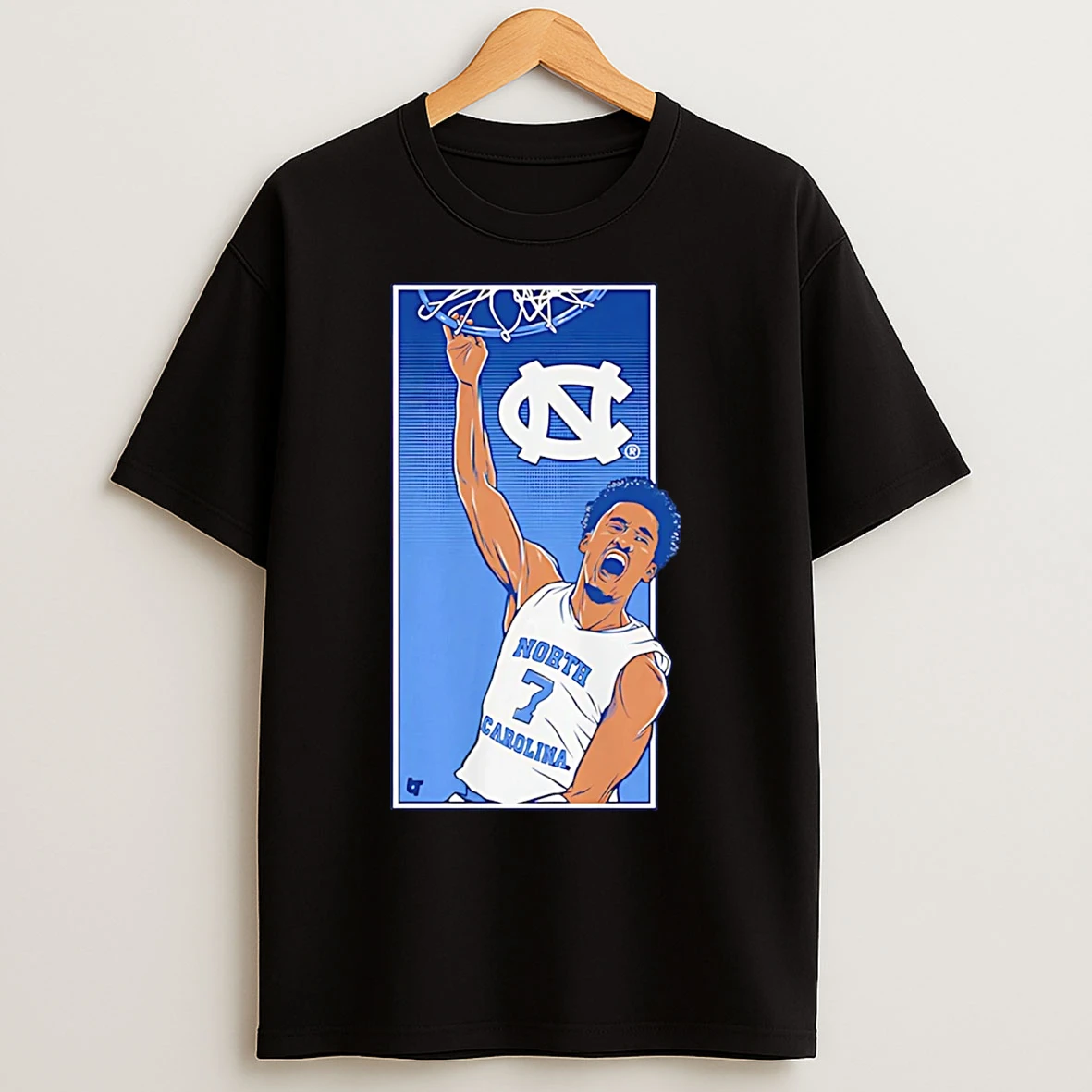 Classic Unc Basketball Seth Trimble Signature Slam T Shirts