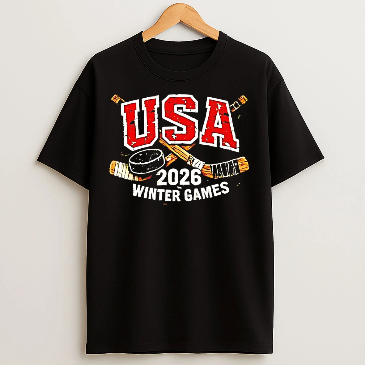 Classic Usa Hockey 2026 Winter Games T Shirts