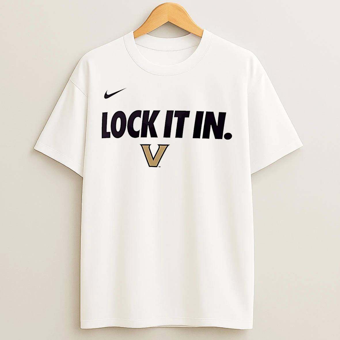 Classic Vanderbilt Commodores Lock It In Logo T Shirts