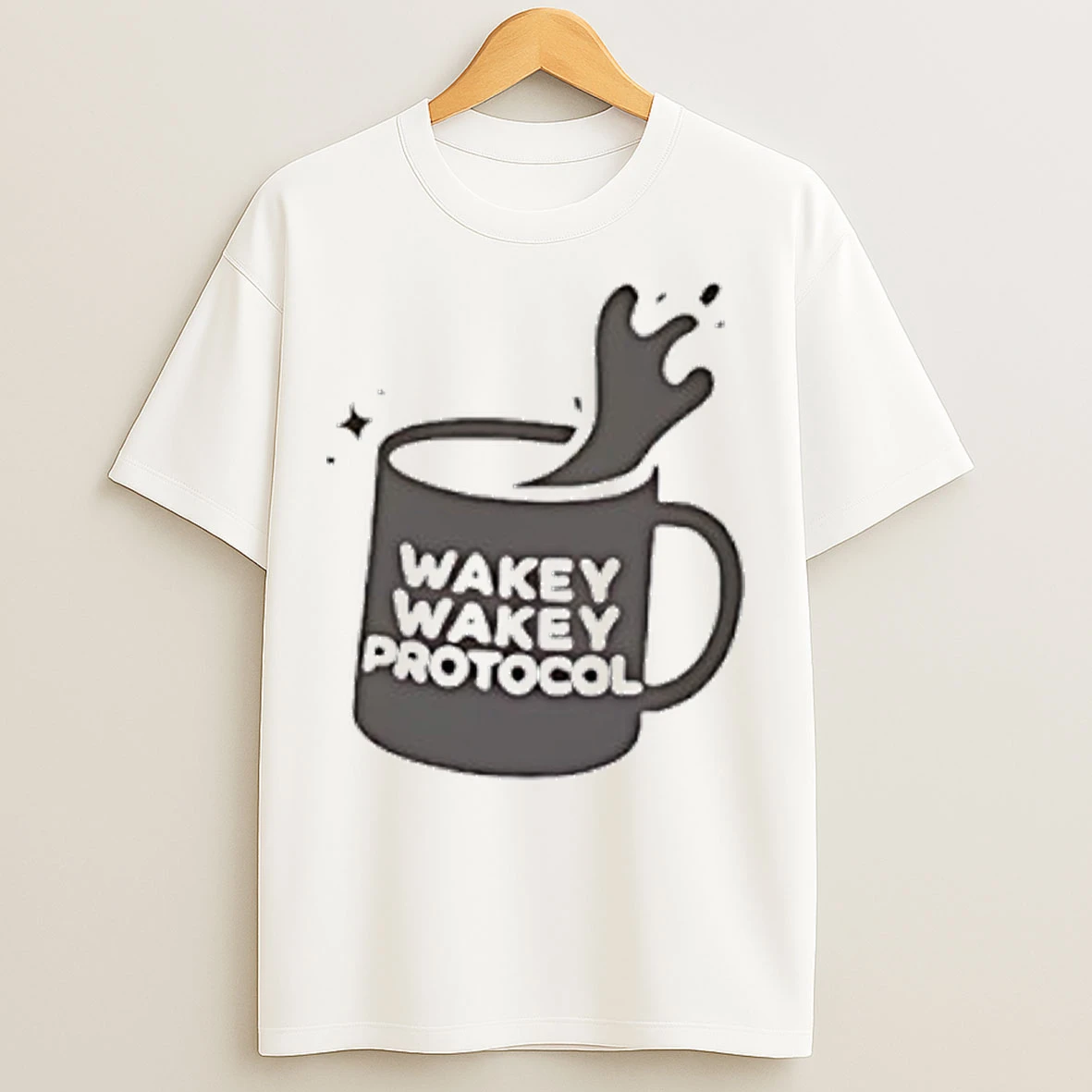 Classic Wakey Wakey Protocol Logo T Shirts