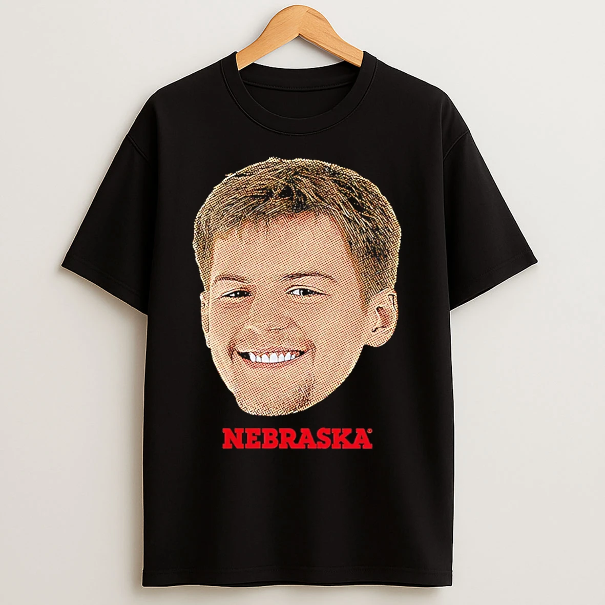 Classic Will Cooper Nebraska Cornhuskers Big Head T Shirts