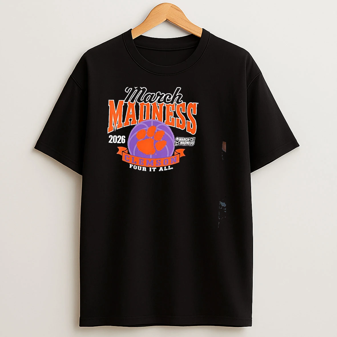 Clemson Tigers 2026 March Madness Ncaa Womens Basketball Logo Shirts