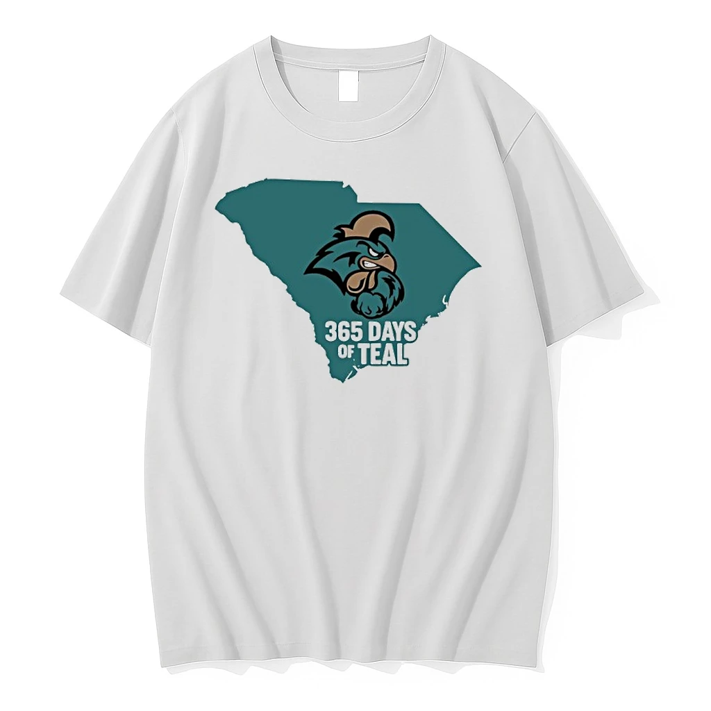 Coastal Carolina 365 Days Of Teal Mascot Shirts