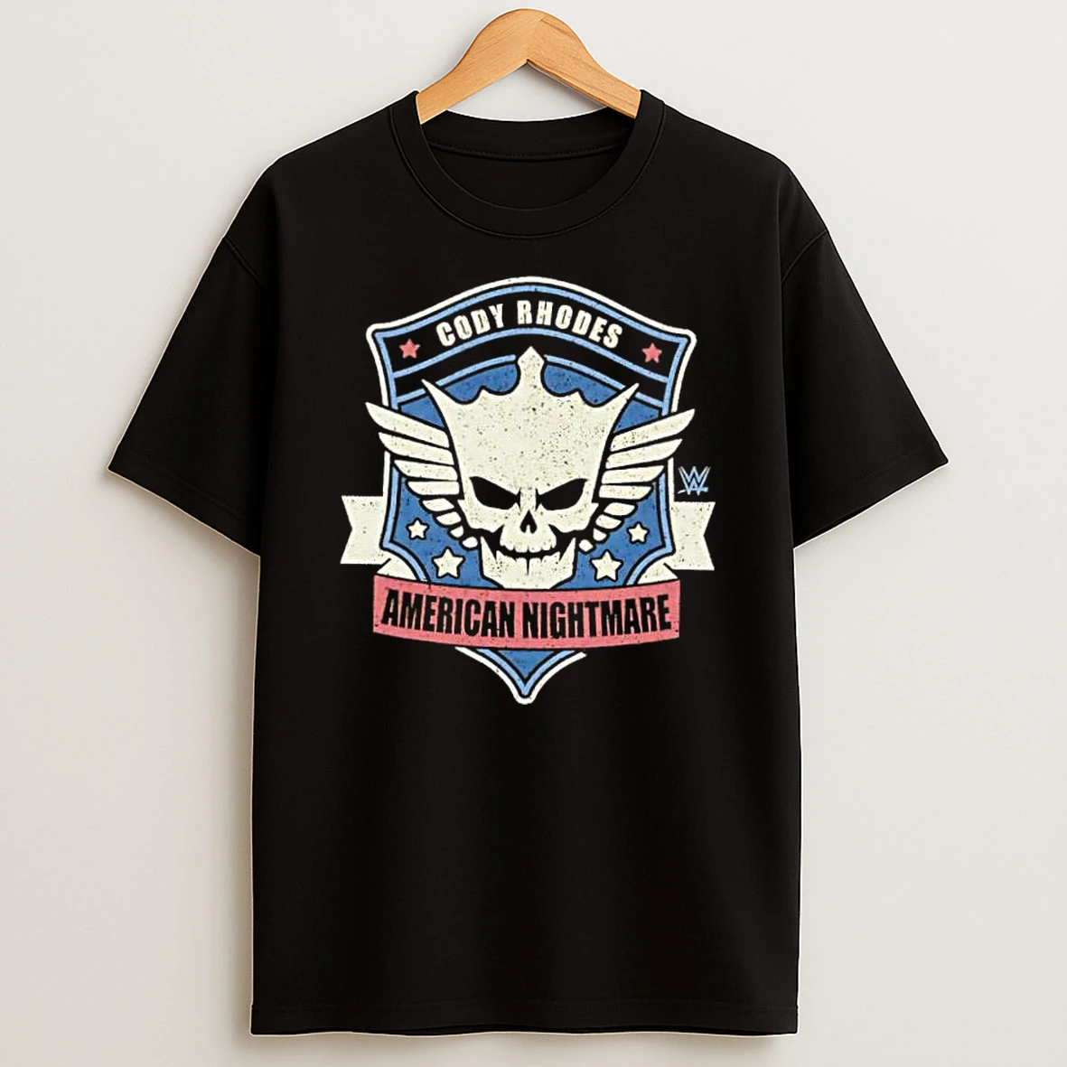 Cody Rhodes American Nightmare Skull And Wings Graphic Shirts