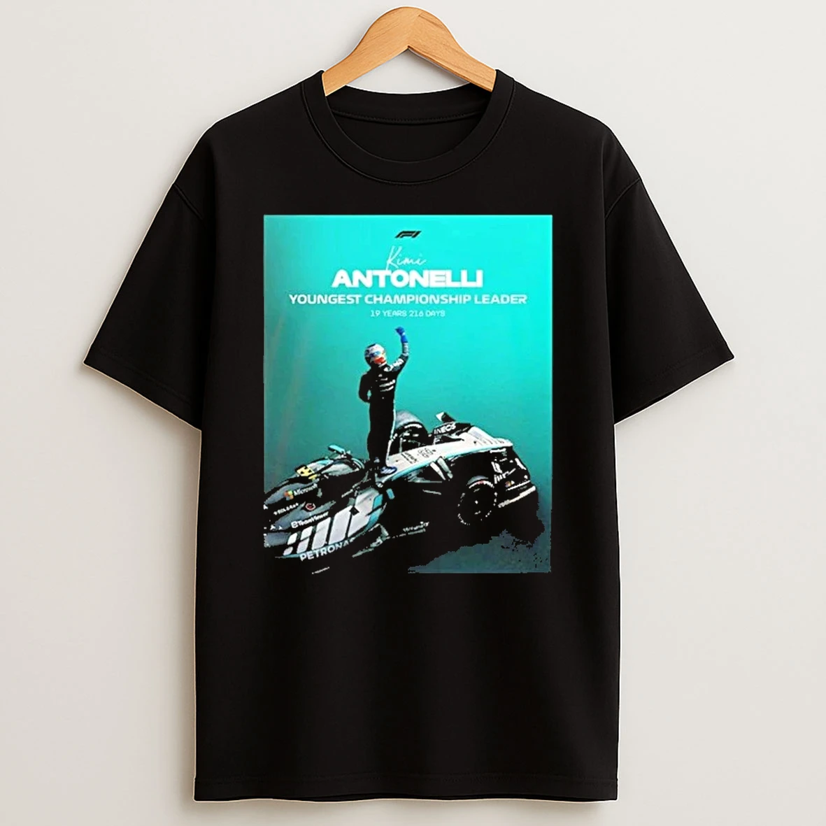 Congrats Kimi Antonelli Mercedes Amg Petronas F1 Youngest Championship Leader Japanese Grand Prix 2026 Shirts