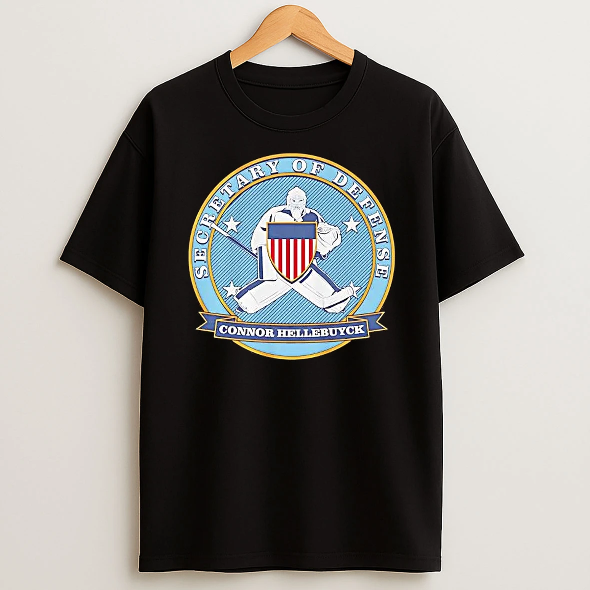 Connor Hellebuyck Secretary Of Defense Tee Shirts