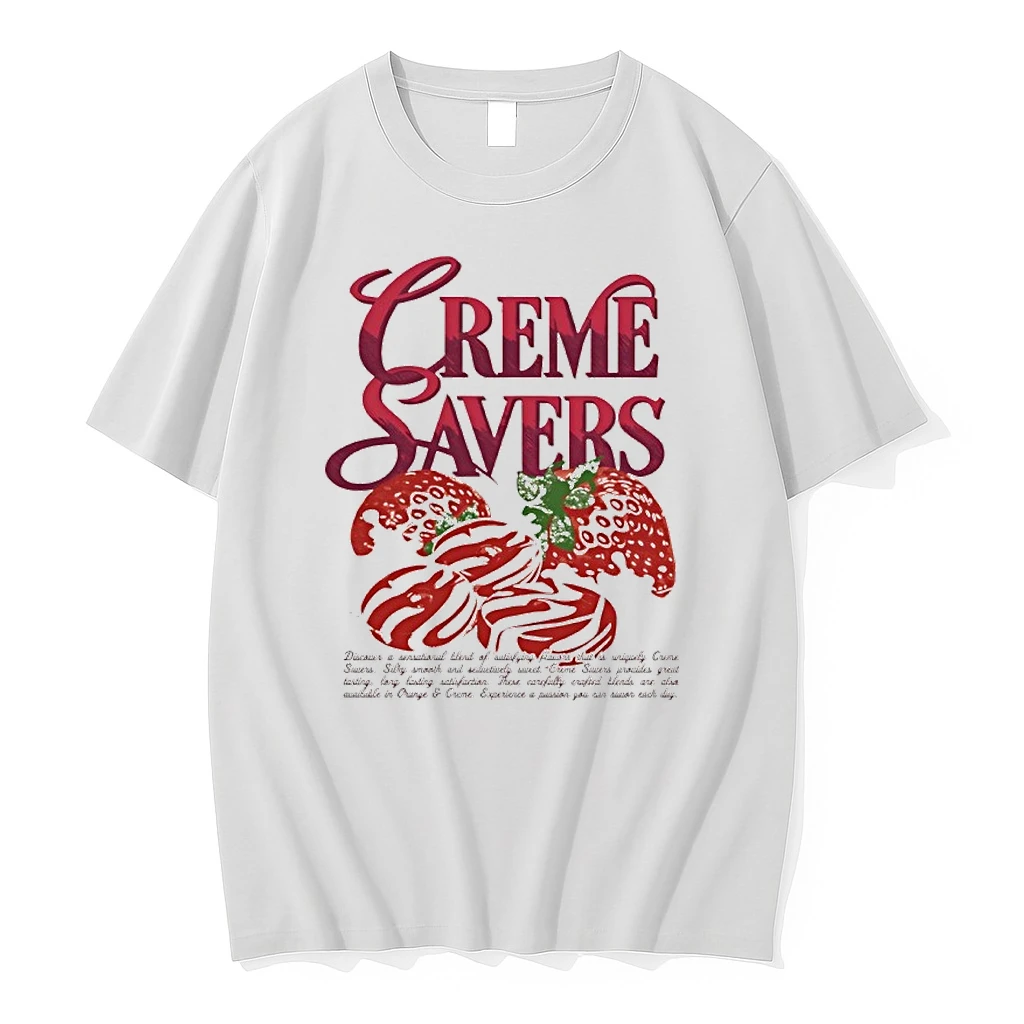 Creme Savers Strawberry Art Shirts