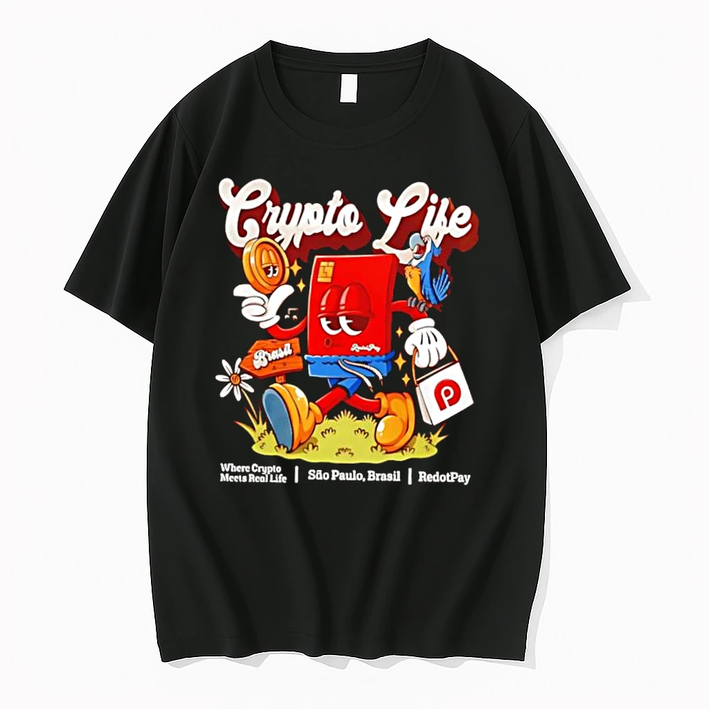 Crypto Life Brasil Sao Paulo Redotpay Card Bird Shirts