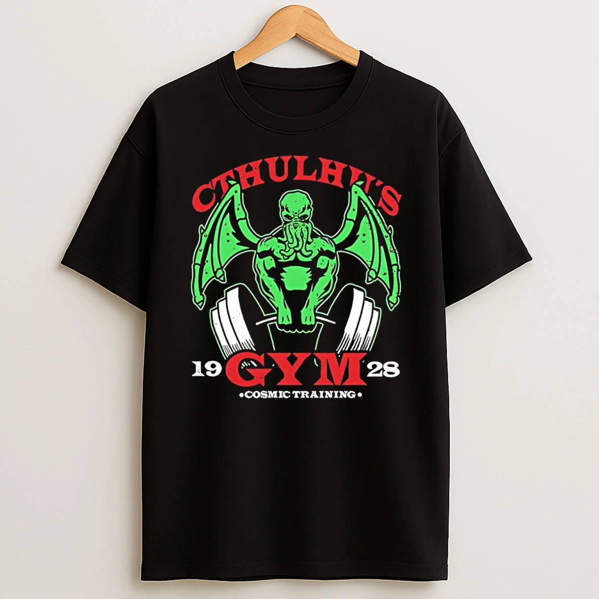 Cthulhu Gym Cosmic Training Academy 1928 Vintage Shirts