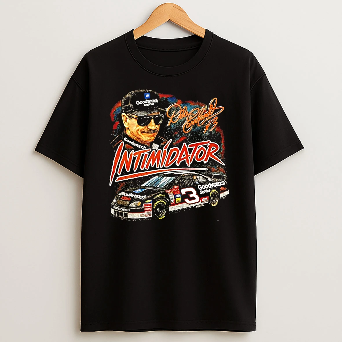 Dale Earnhardt Chevrolet Monte Carlo Goodwrench Service Vintage Shirts