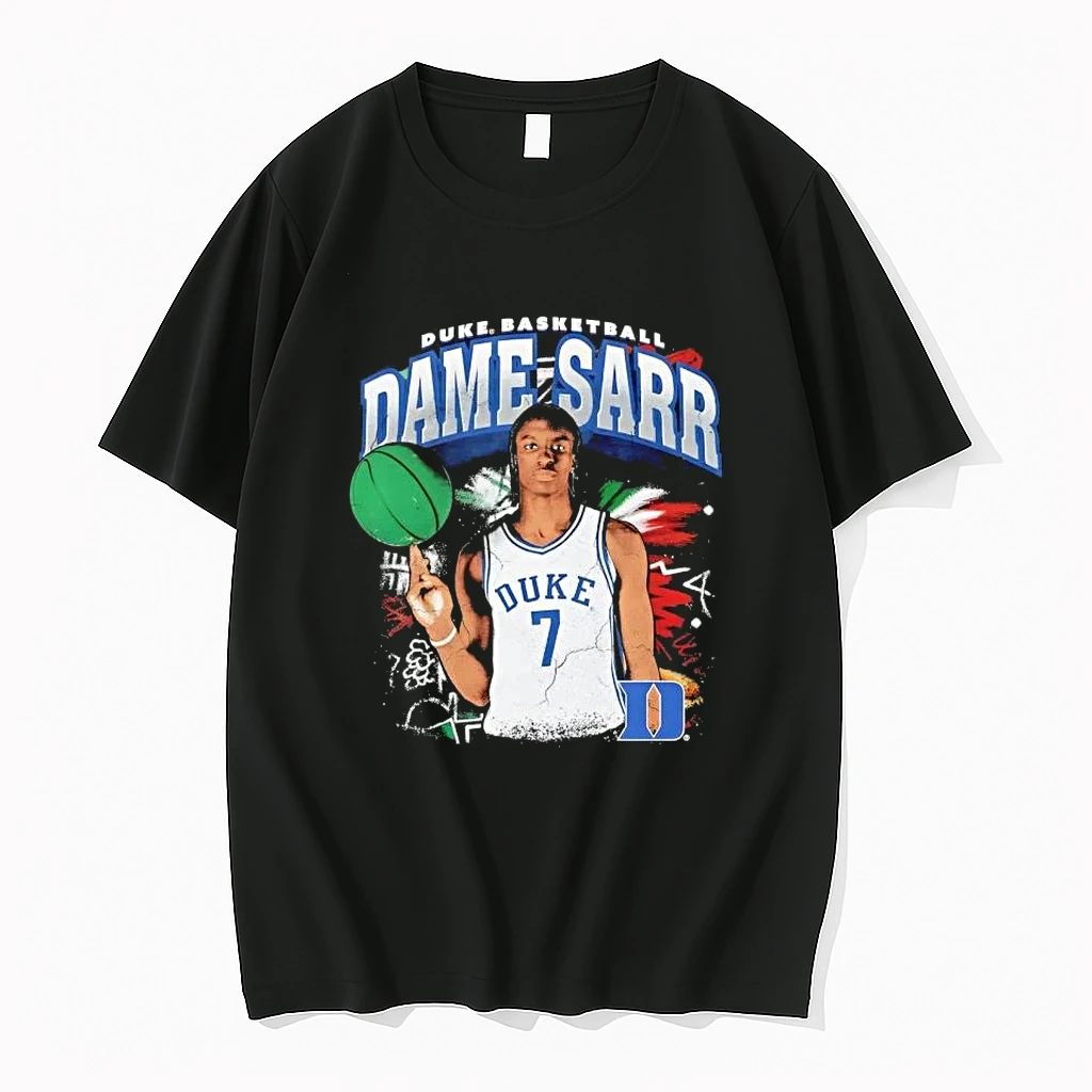 Dame Sarr Duke Blue Devils Basketball Portrait Shirts