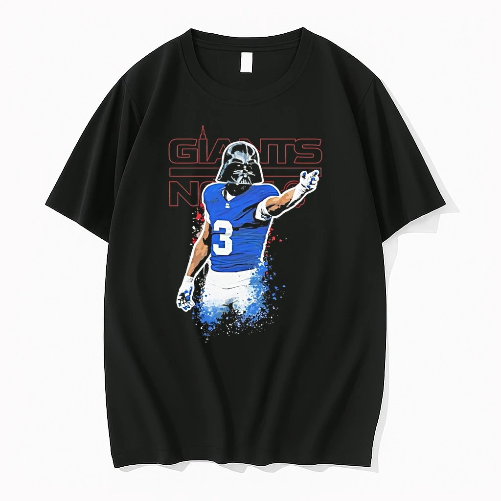 Darth Vader X Cam Skattebo 3 New York Giants Football Shirts
