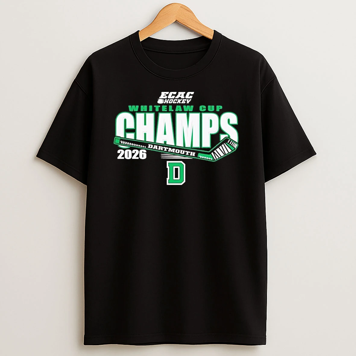 Dartmouth 2026 Ecac Hockey Whitelaw Cup Mens Hockey Tournament Champs Champions Shirts