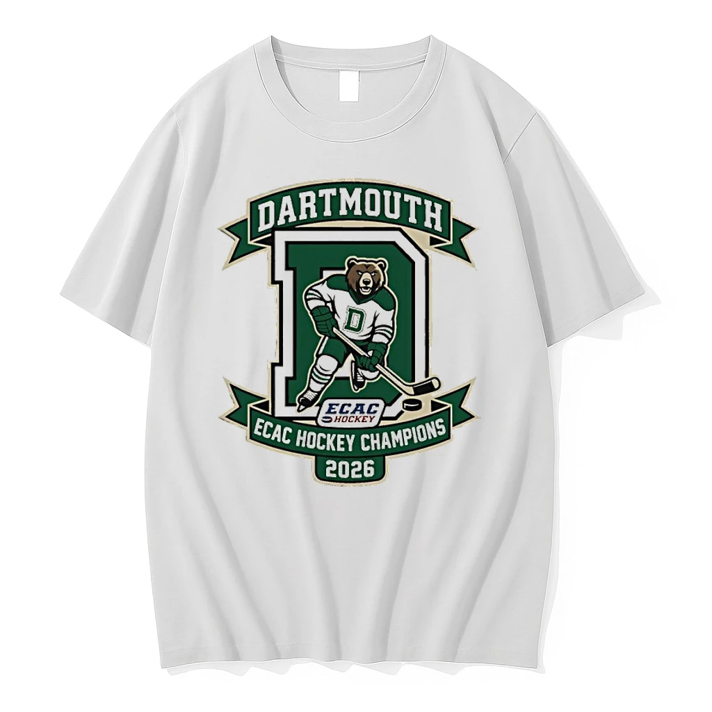 Dartmouth Big Green 2026 Ecac Hockey Champions Mascot Shirts