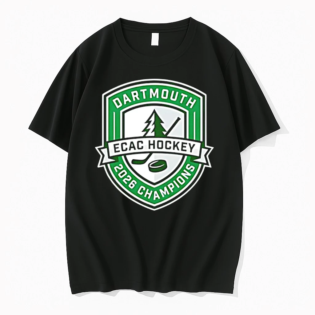 Dartmouth Big Green 2026 Ecac Hockey Champions Logo Shirts