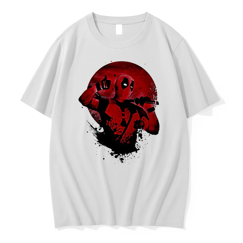 Deadpool Marvel Red Sun Merc Funny Shirts