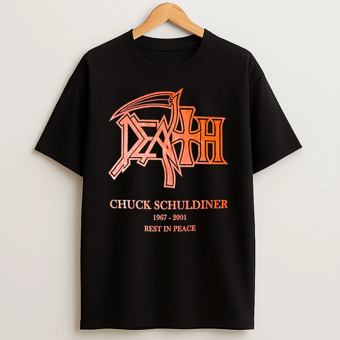 Death Chuck Schuldiner 1967 2001 Rest In Peace Shirts