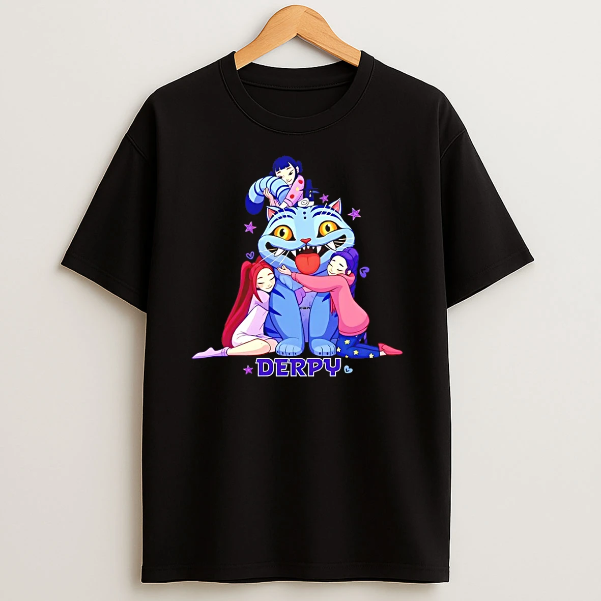 Demon Saja Derpy Tiger Kpop Demon Hunters 2026 Shirts