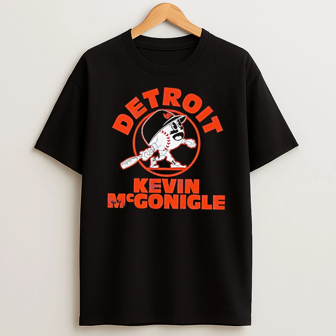 Detroit Kevin Mcgonigle Baseball Retro Shirts