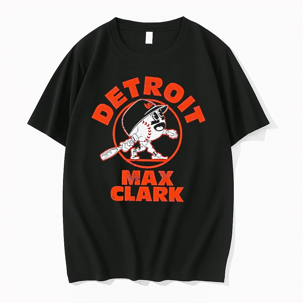 Detroit Max Clark Baseball Retro Shirts