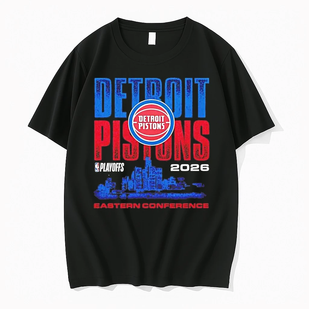 Detroit Pistons 2026 Nba Playoffs Eastern Conference Tee Shirts