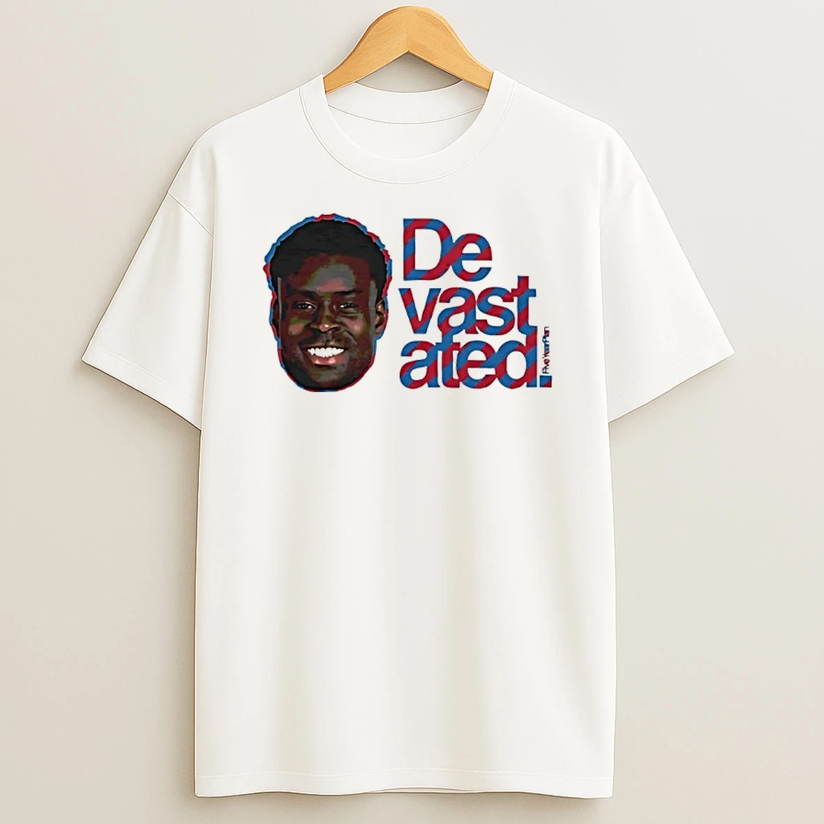 Devastated Guehi Head Graphic Shirts