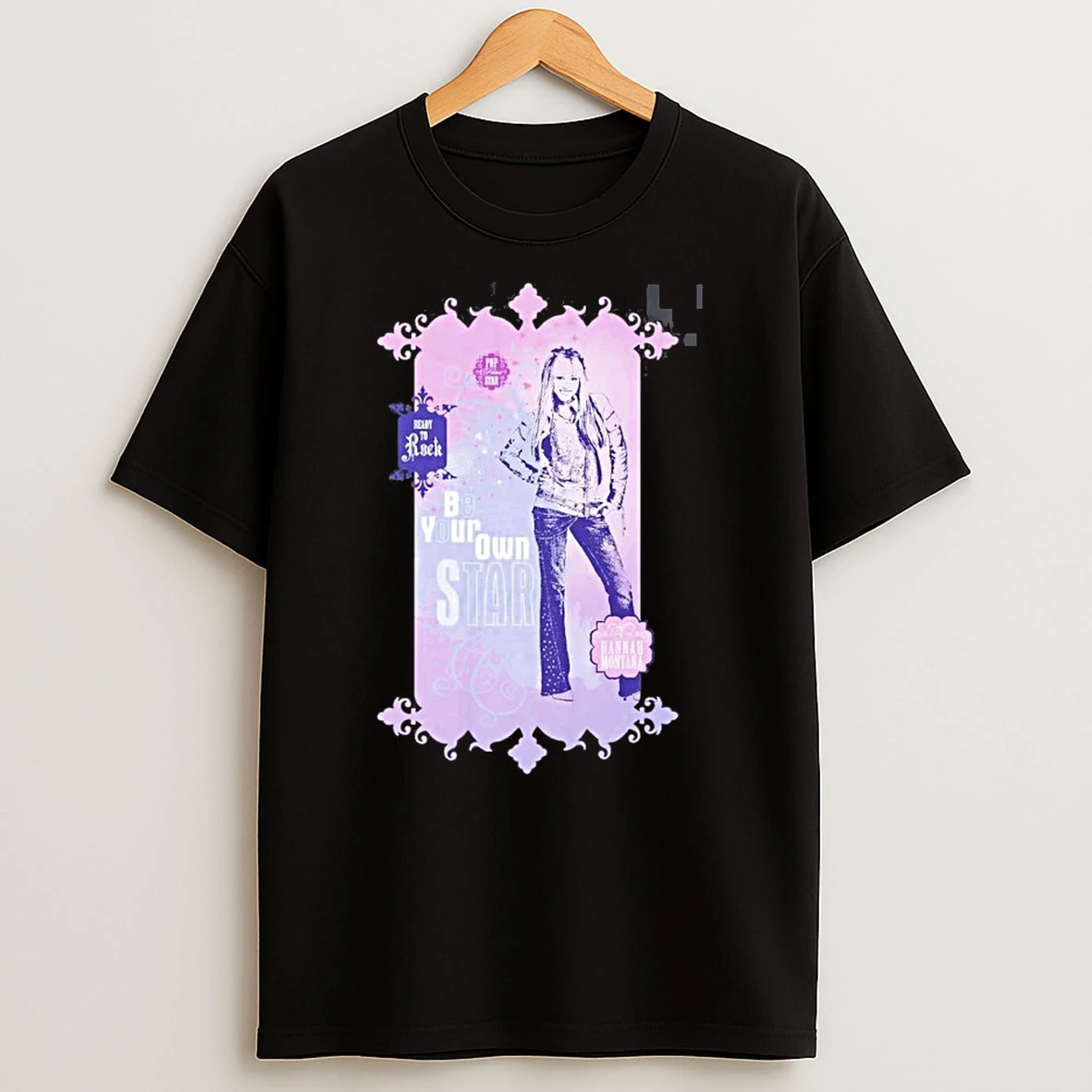Disney Hannah Montana 20th Anniversary Miley Stewart Be Your Own Star Shirts
