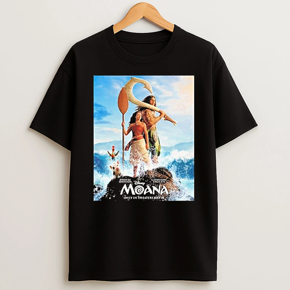 Disney Moana Live Action Only In Theaters On July 10 2026 Shirts