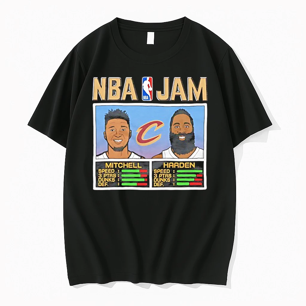 Donovan Mitchell And James Harden Cavs Cleveland Cavaliers Nba Jam Shirts