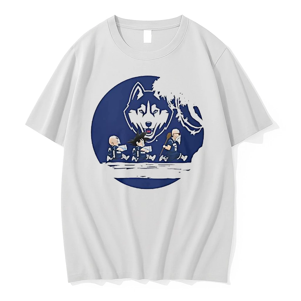 Dragon Ball Characters With Uconn Huskies Shirts