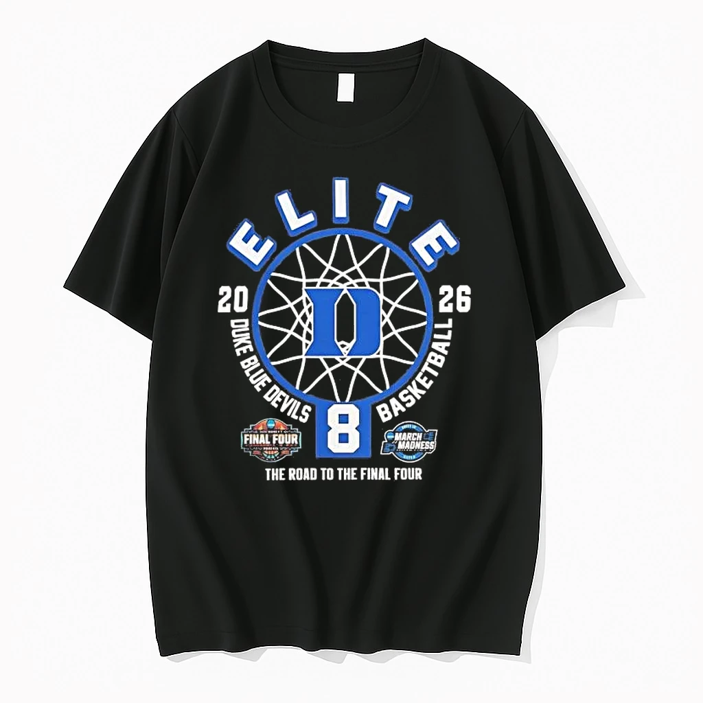 Duke Blue Devils 2026 Elite 8 Womens Basketball Road To The Final Four Tee Shirts