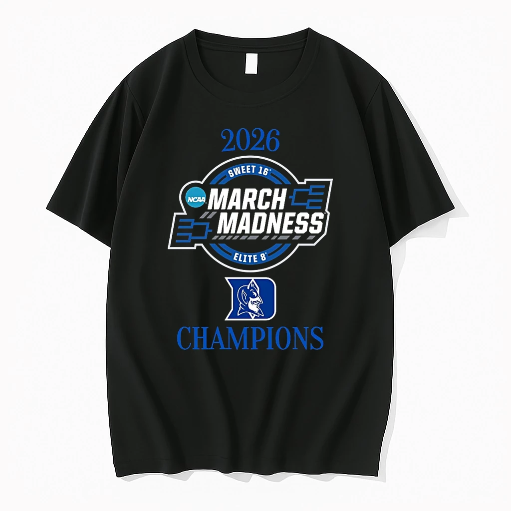 Duke Blue Devils 2026 Ncaa Mens March Madness Sweet 16 Elite 8 Champions Logo Shirts