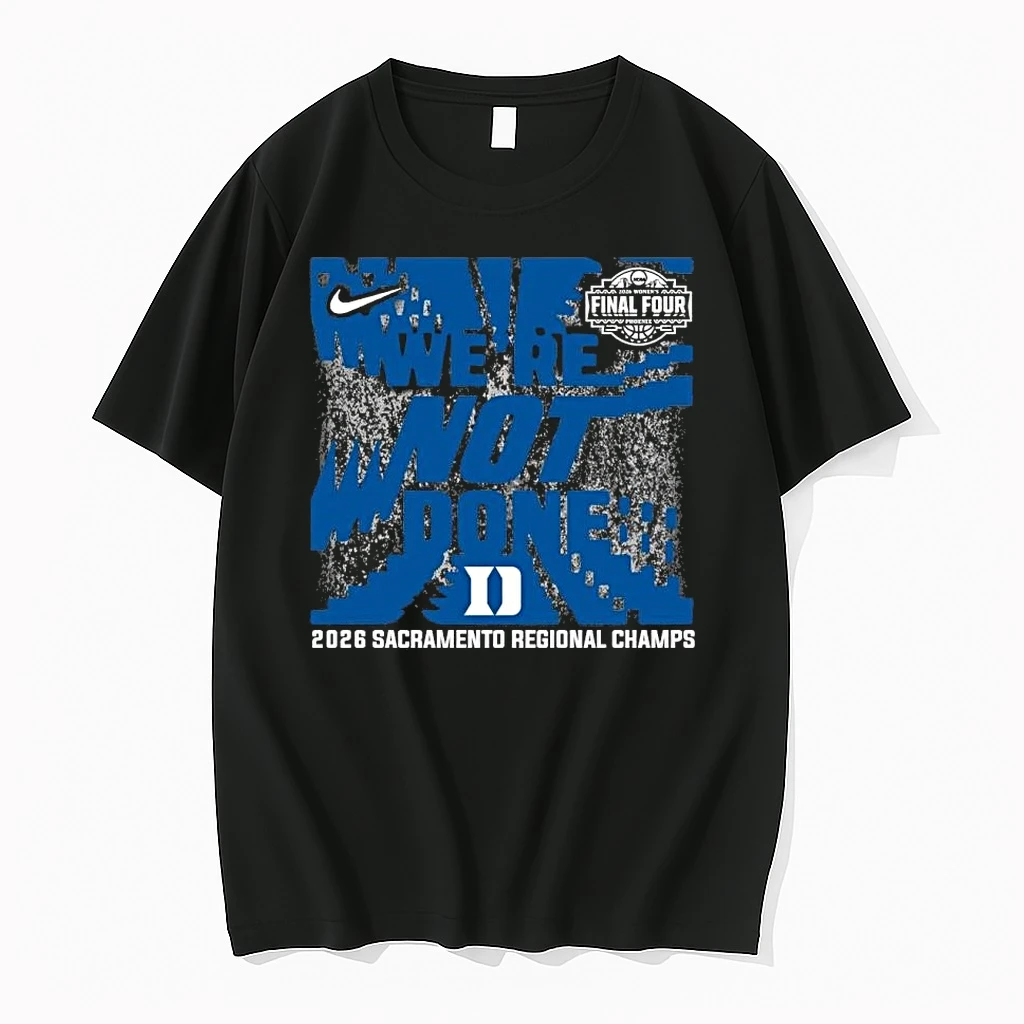 Duke Blue Devils 2026 Ncaa Womens Basketball Sacramento Regional Champions Shirts