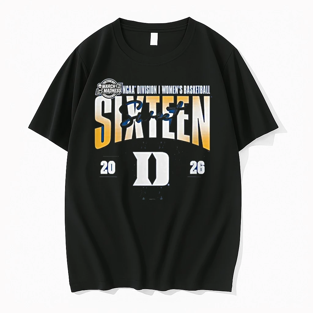 Duke Blue Devils 2026 Ncaa Womens Basketball Tournament March Madness Sweet 16 Court Shot Shirts