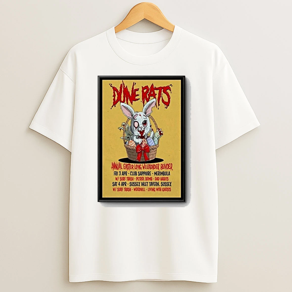 Dune Rats The Annual Easter Long Weekender Bender 2026 Shows Shirts