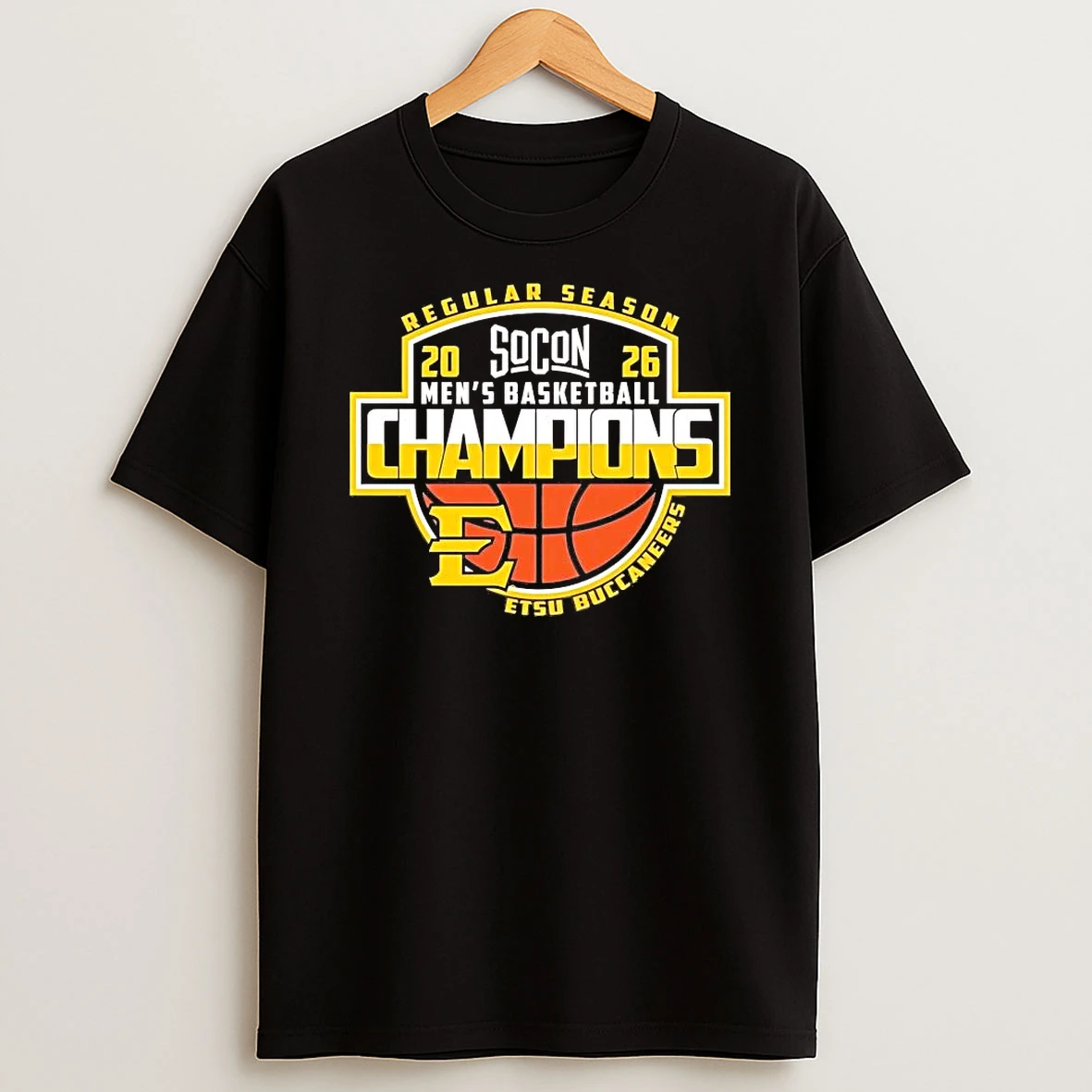 East Tennessee State Mens Basketball 2026 Regular Season Champions Tee Shirts