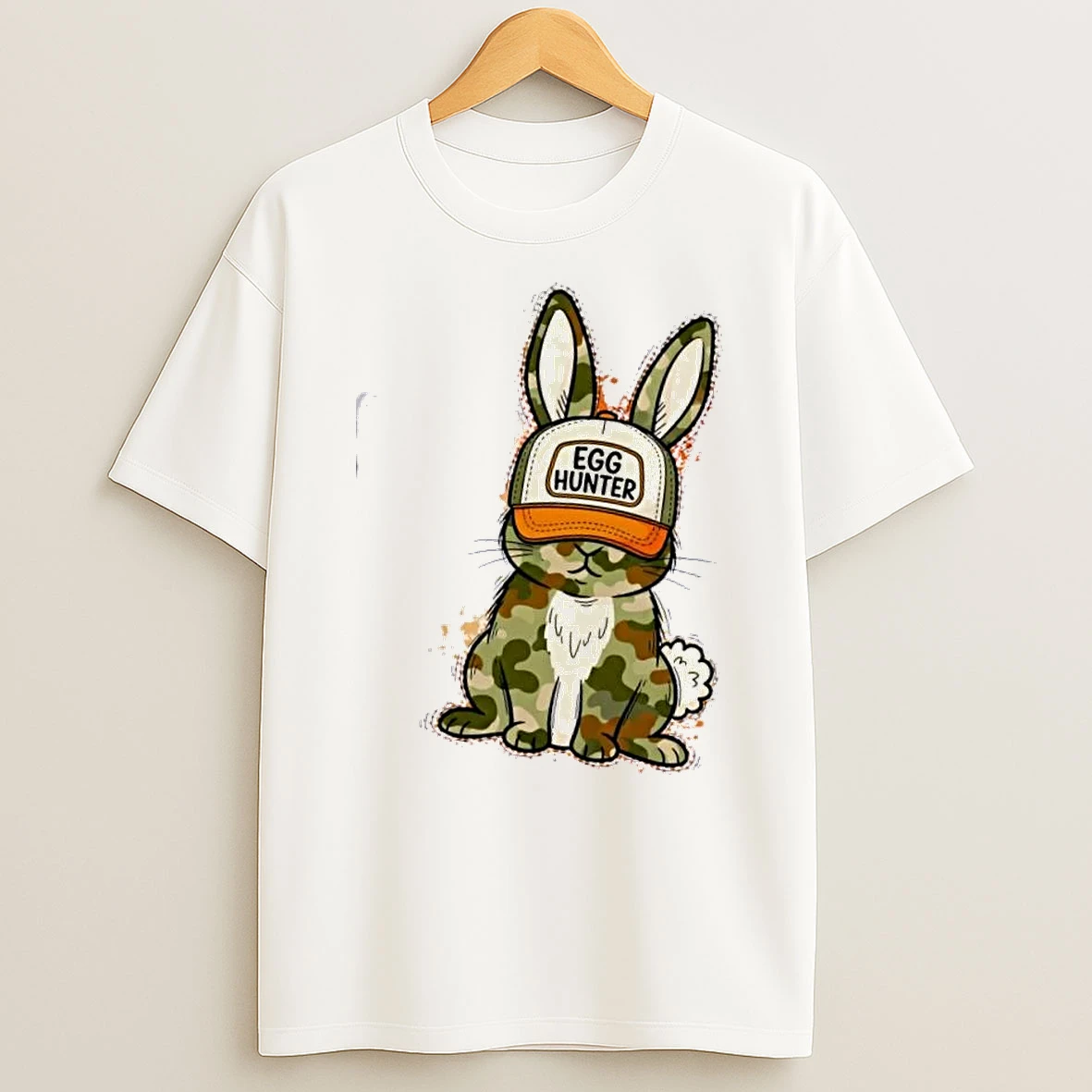 Easter Egg Hunter Camouflage Bunny Rabbit Shirts
