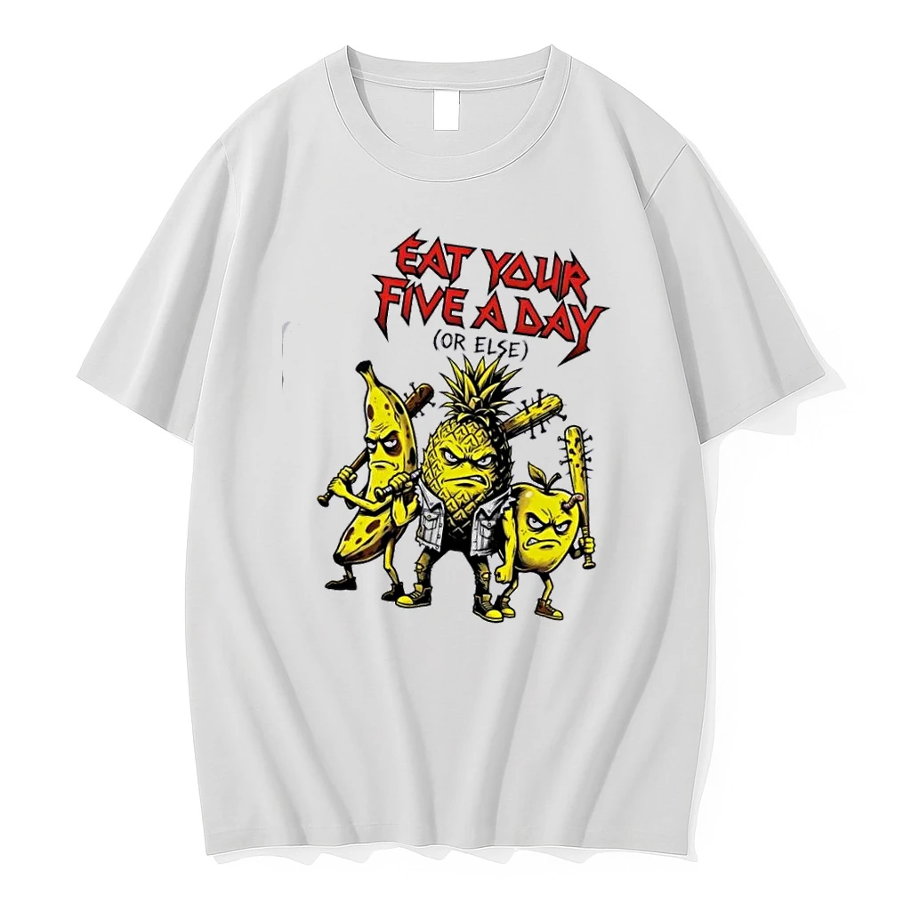 Eat Your Five A Day Or Else Rock Shirts