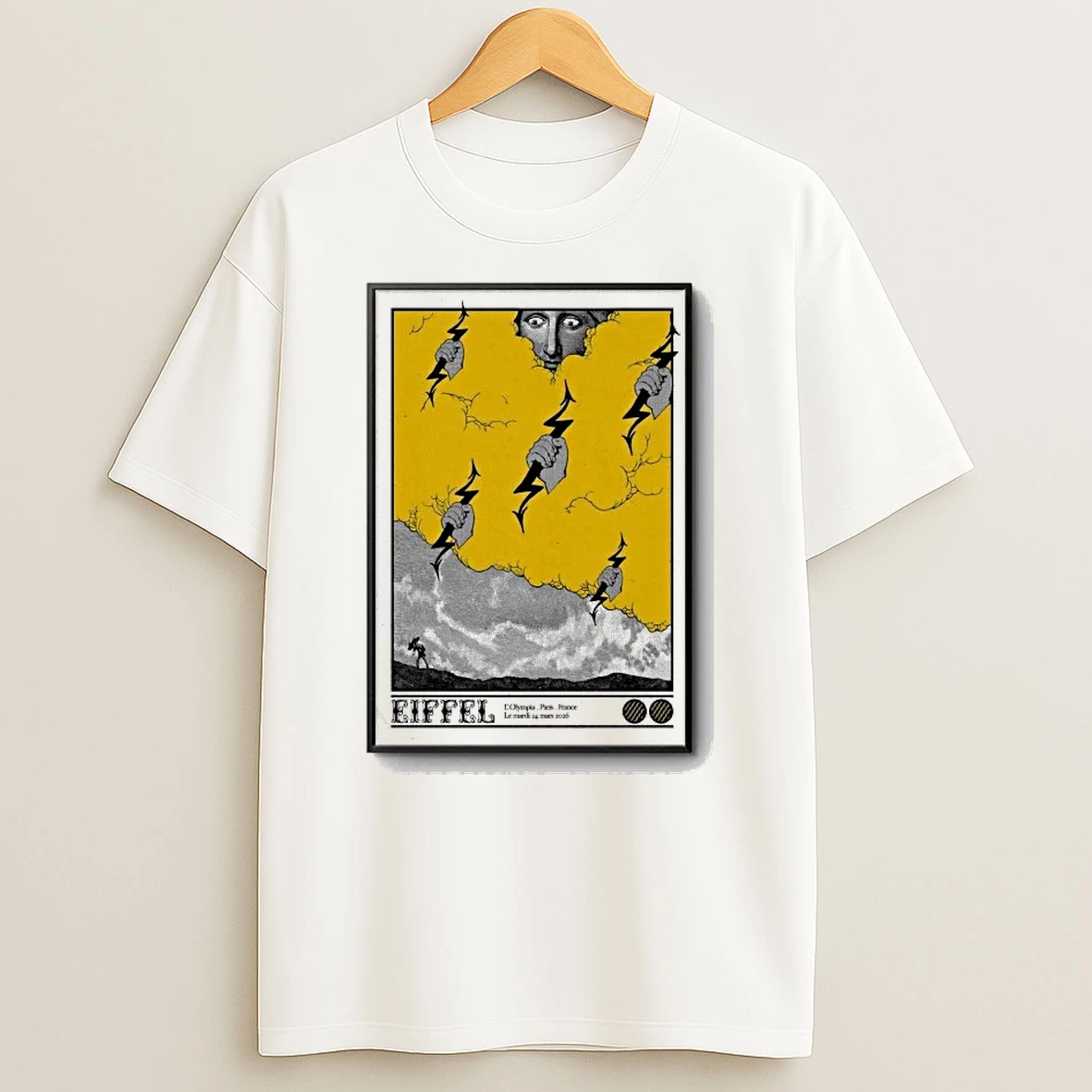 Eiffel 3 24 2026 Paris France Shirts