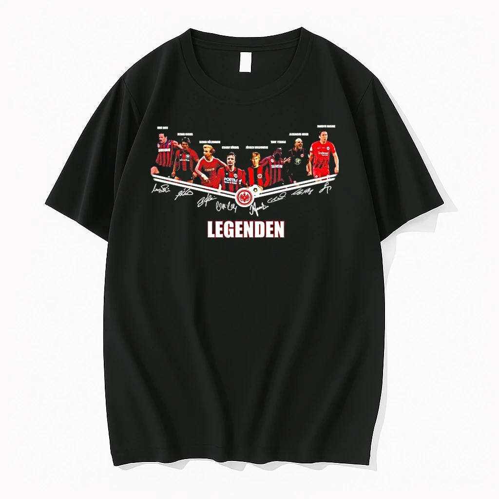 Eintracht Frankfurt Team Players Legends Signature Tee Shirts