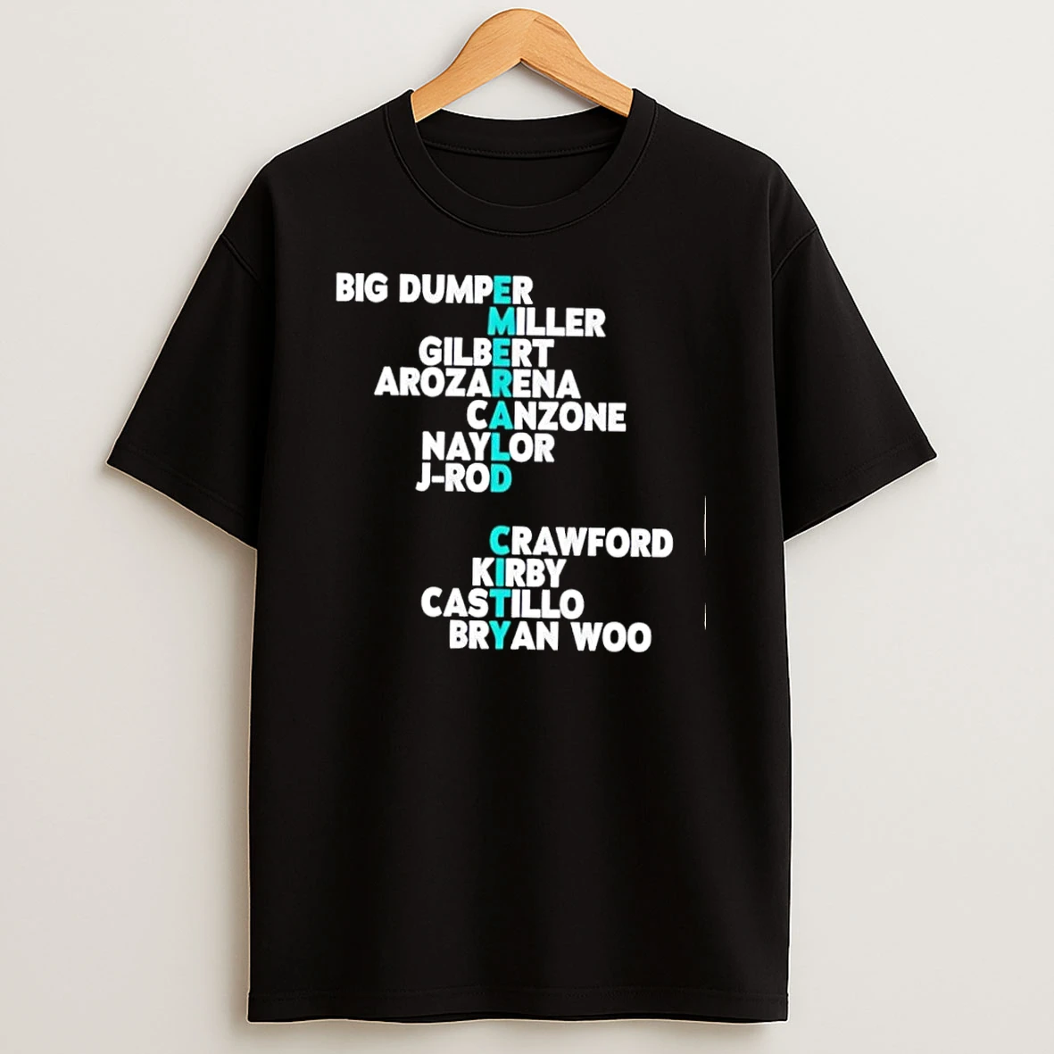 Emerald City Seattle Mariners Big Dumper J Rod Shirts