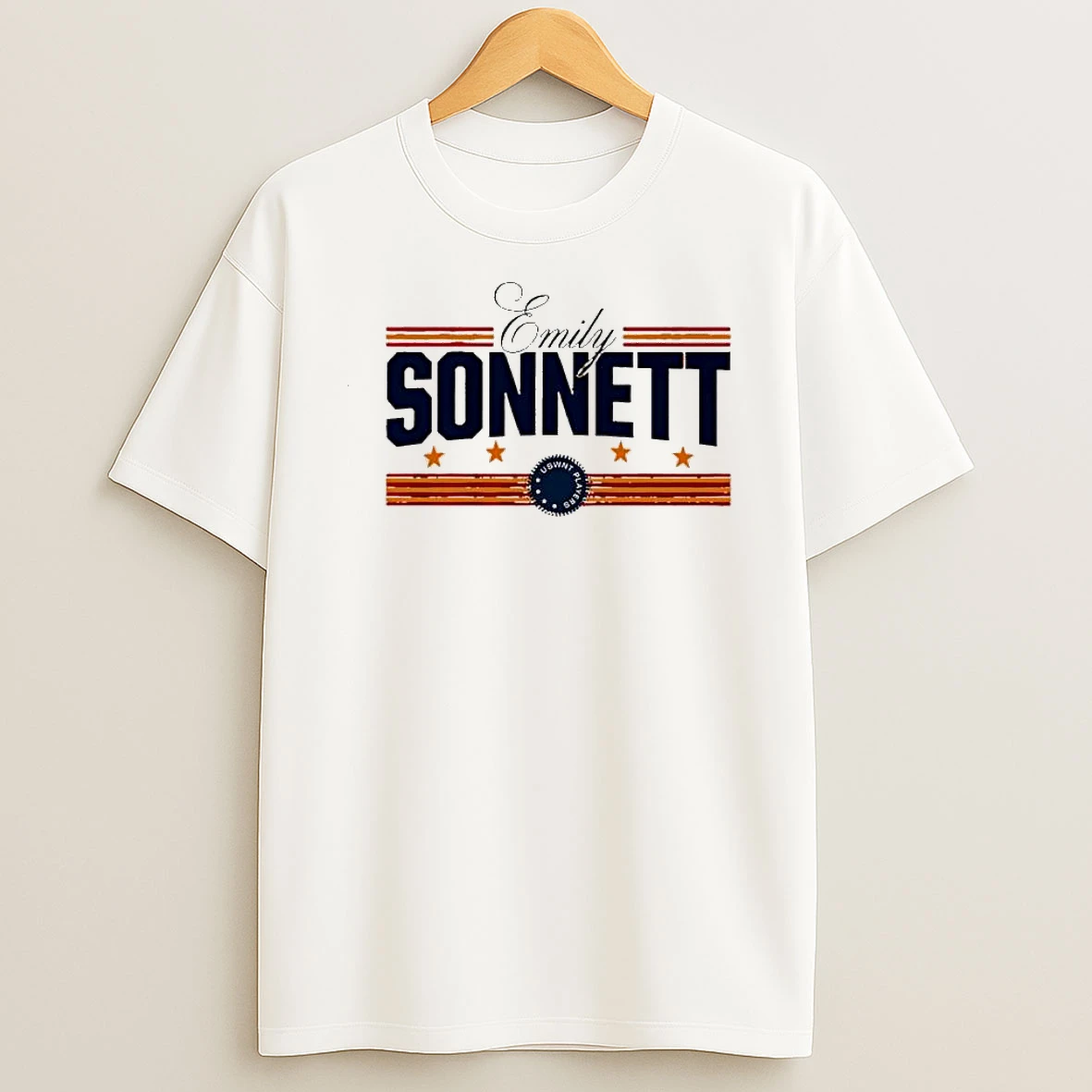 Emily Sonnett Uswnt Players Stars And Stripes Graphic Shirts